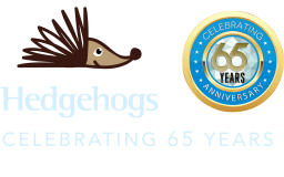 Hedgehogs 65th anniversary logo