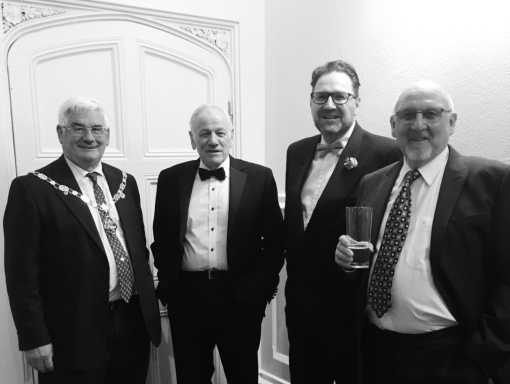Some of the chaps at our 60th Anniversary dinner